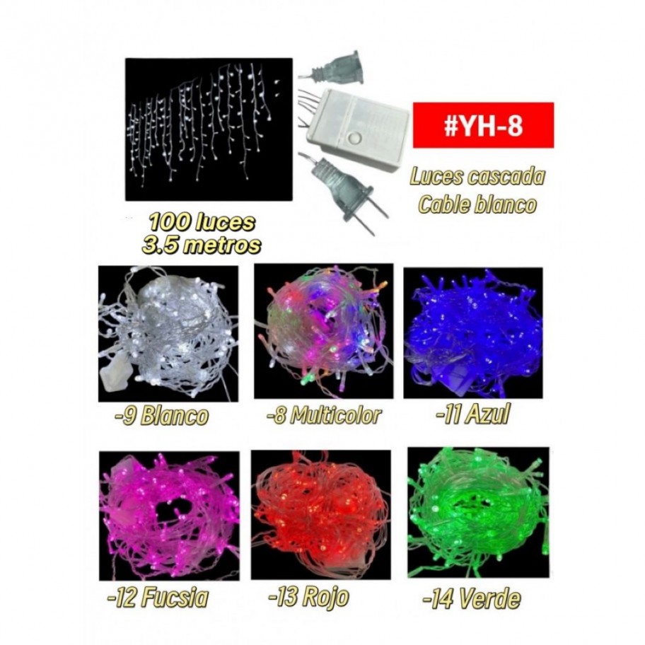 LUCES CASCADA #YH-8