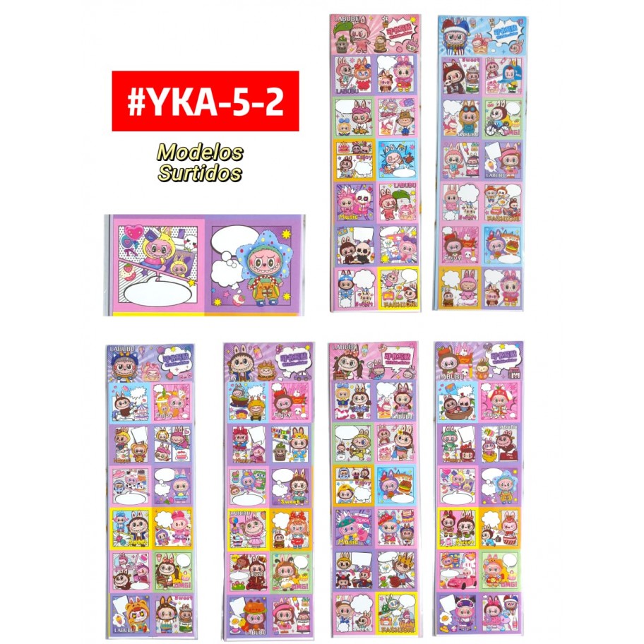 ETIQUETAS LABUBU #YKA-5-2