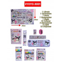 KIT DE COLORES KUROMI 41pcs #YOYO-8001