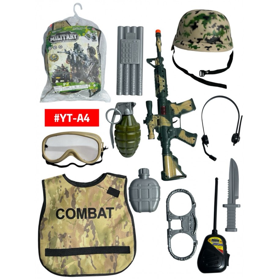 DISFRAZ COMBAT MILITAR #YT-A4