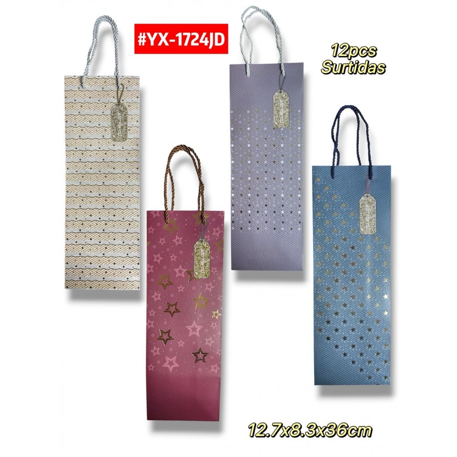 BOLSAS LARGAS DE REGALO 12uds #YX-1724JD