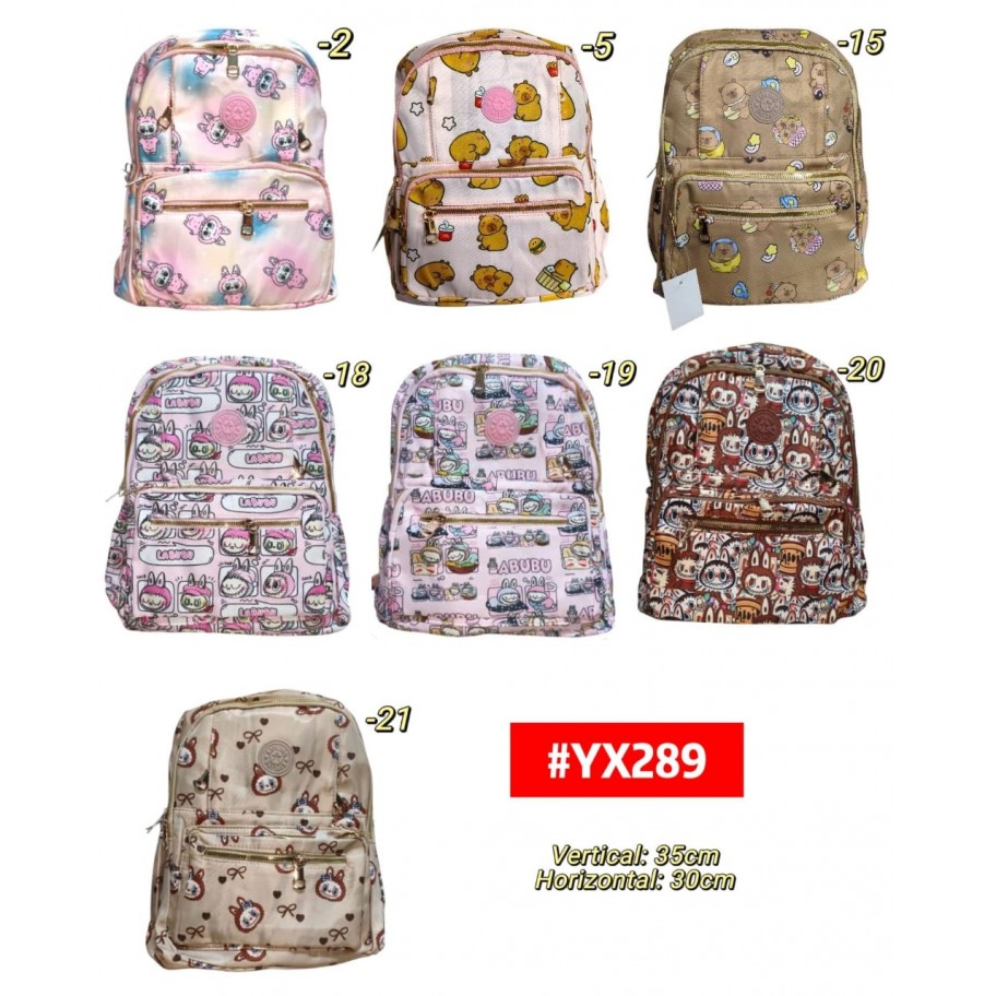 MORRAL INFANTIL CAPYBARA/LABUBU #YX289  PROMO