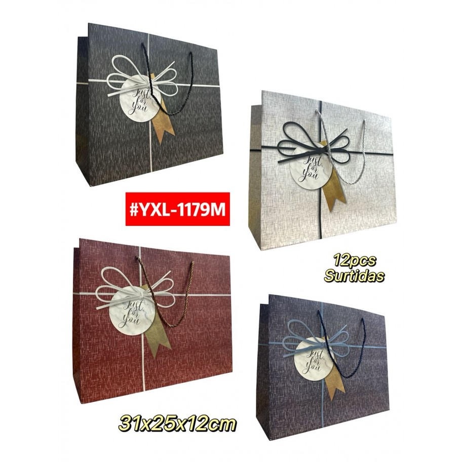 BOLSAS MEDIANAS DE REGALO  12uds #YXL-1179M