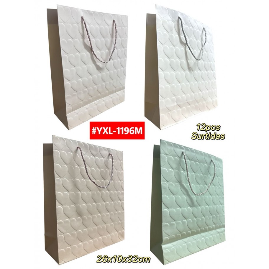 BOLSAS MEDIANAS DE REGALO  12uds #YXL-1196M