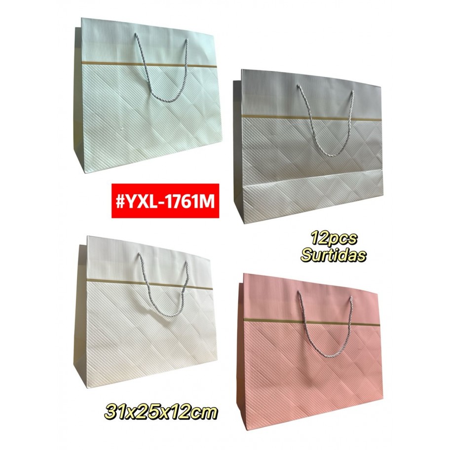BOLSAS MEDIANAS DE REGALO  12uds #YXL-1761M