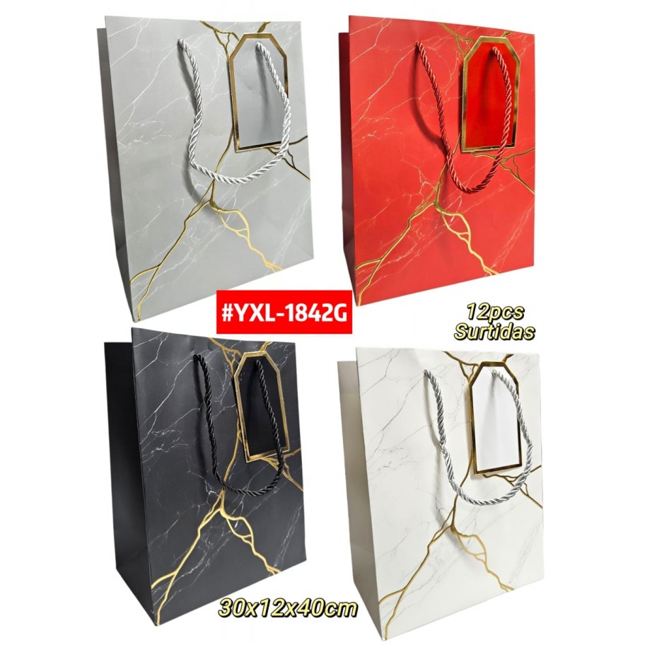 BOLSAS GRANDES DE REGALO  12uds #YXL-1842G