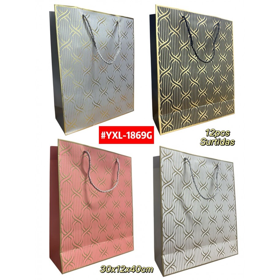 BOLSAS GRANDE DE REGALO  12uds #YXL-1869G