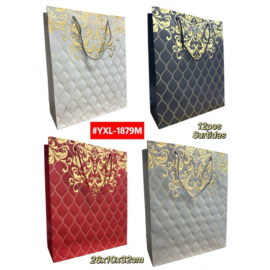 BOLSAS MEDIANAS DE REGALO  12uds #YXL-1879M