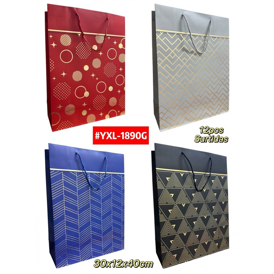 BOLSAS GRANDE DE REGALO  12uds #YXL-1890G