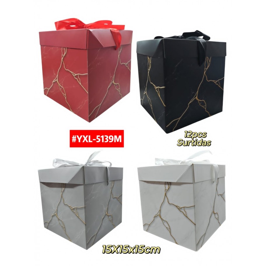 CAJAS MEDIANAS DE REGALO 12uds #YXL-5139M