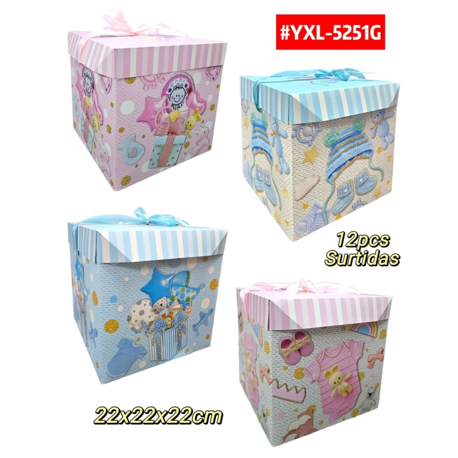 CAJAS GRANDES DE REGALO 12uds #YXL-5251G