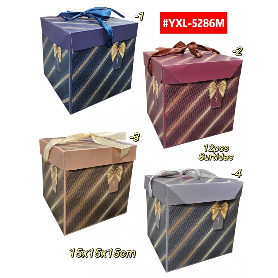 CAJAS MEDIANAS DE REGALO 12uds #YXL-5286M