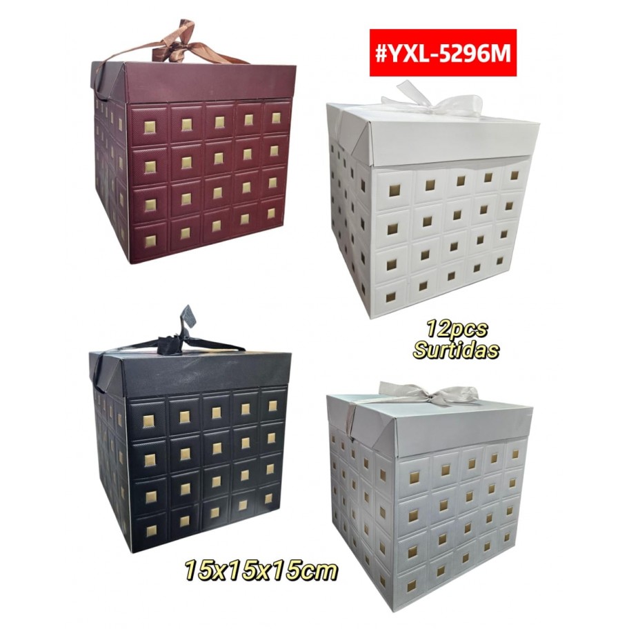 CAJAS MEDIANAS DE REGALO 12uds #YXL-5296M