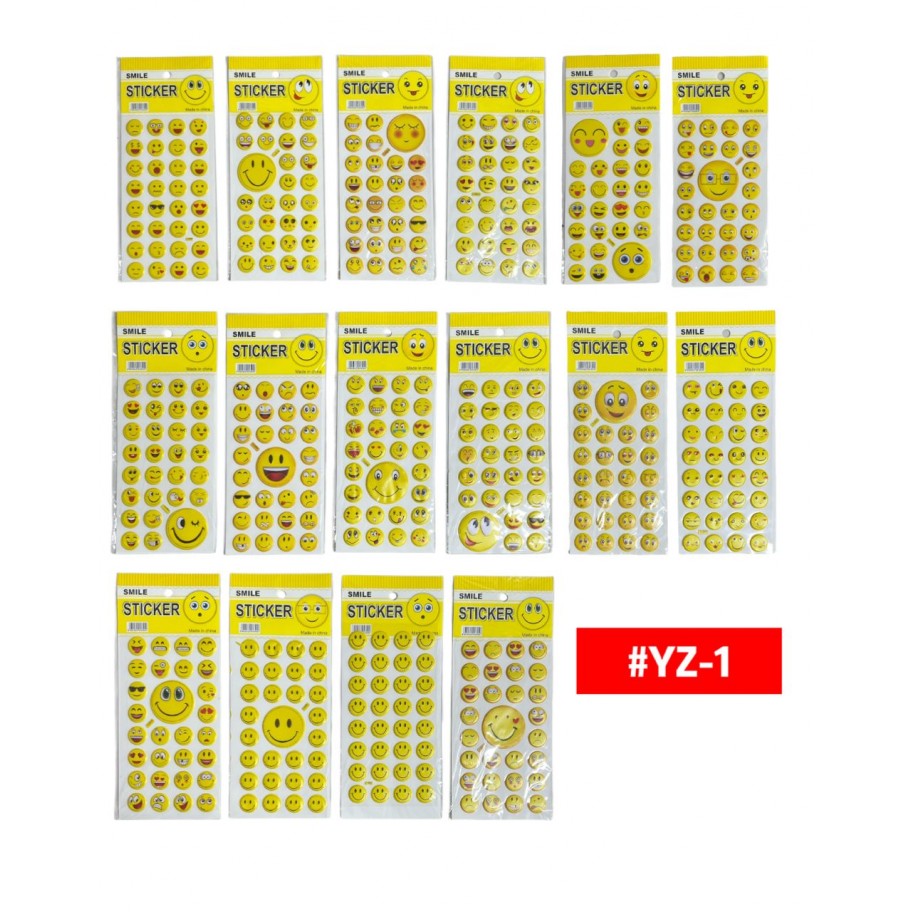 STICKERS CARA FELIZ  #YZ-1