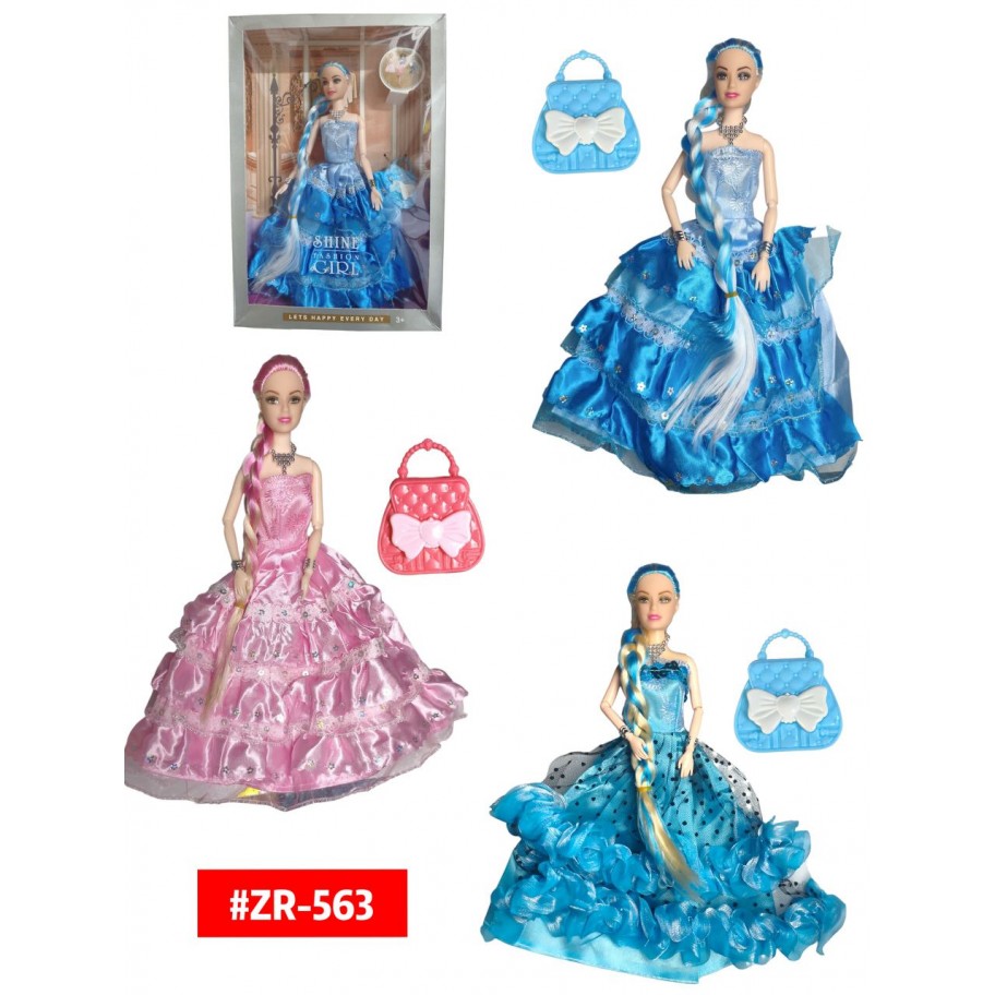 SET DE BARBIE AZUL/ROSADO #ZR-563 PROMO