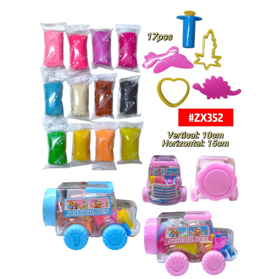 PLASTIDEDOS CAMIONETA 17pcs #ZX352