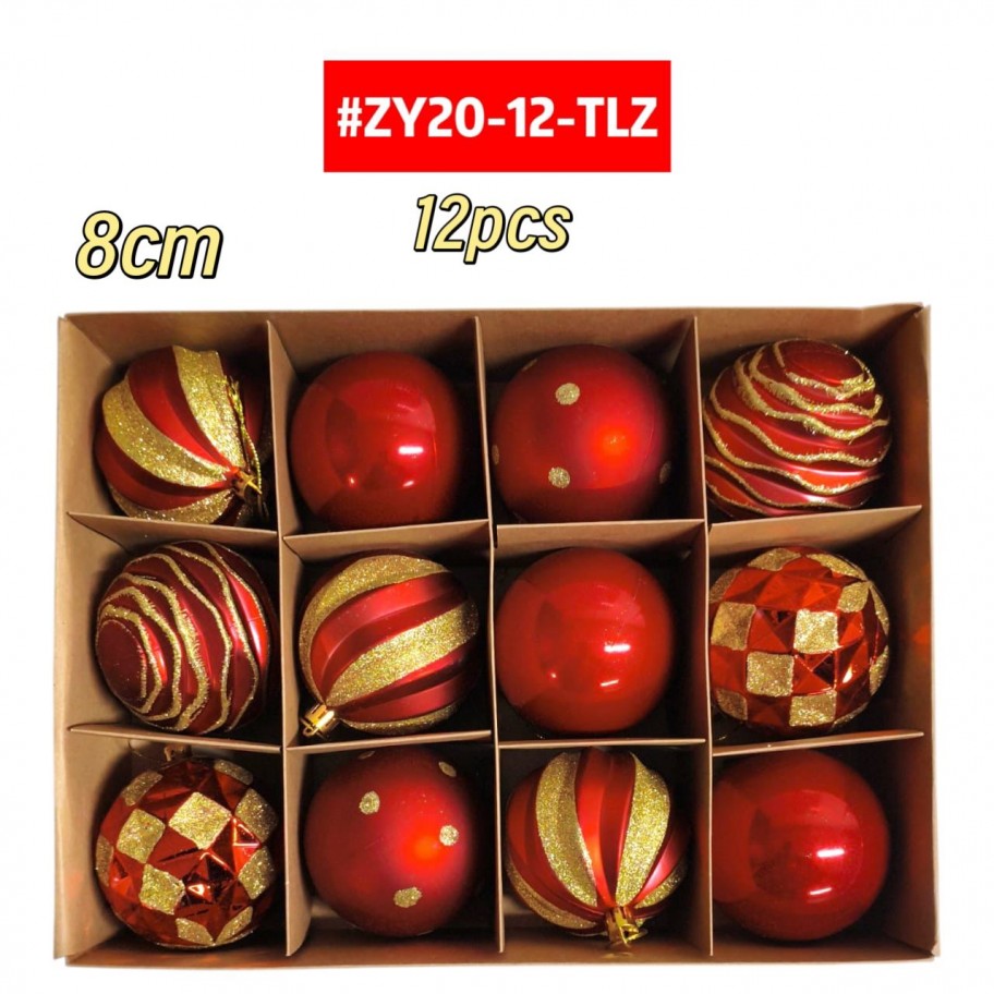 SET DE BAMBALINAS 12pcs #ZY20-12-TLZ