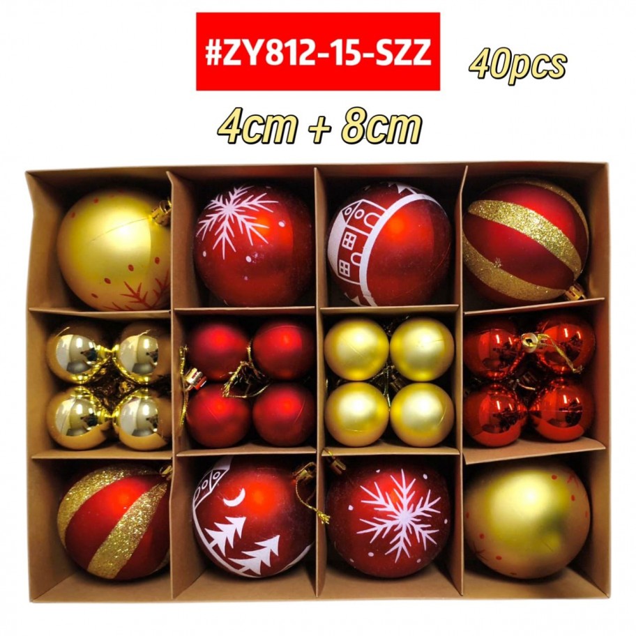 SET DE BAMBALINAS 40pcs #ZY812-15-SZZ